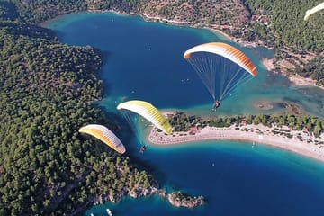 Paragliding Adventure Over Phewa Lake in Pokhara, Nepal