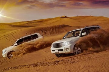 Dubai Desert Safari with BBQ dinner and camel ride
