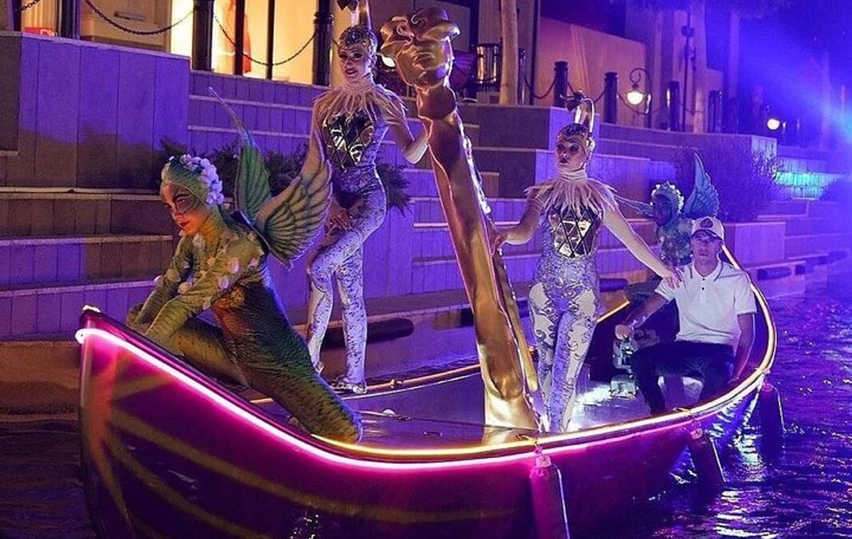 Land of Legends Night Show with Round Transfer from Side