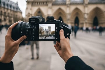 Professional Photoshoot at Notre Dame in Paris