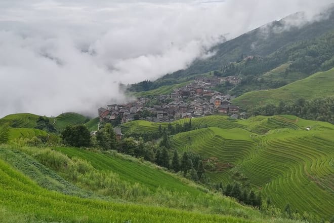 Pingan terraces fields