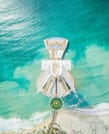"Modern luxury at its finest: Burj Al Arab's exterior up close."