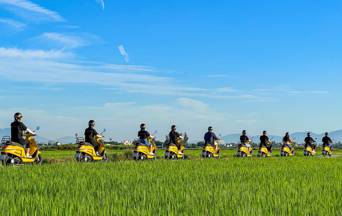 Electric Scooter Countryside Tour in Hoi An