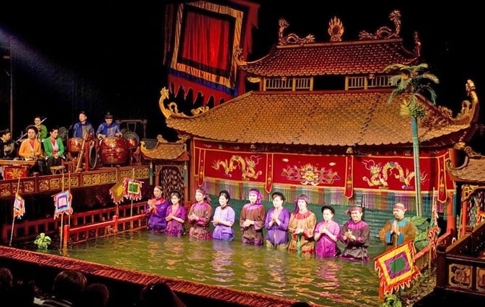 Water Puppet Show at Thang Long Theatre in Hanoi