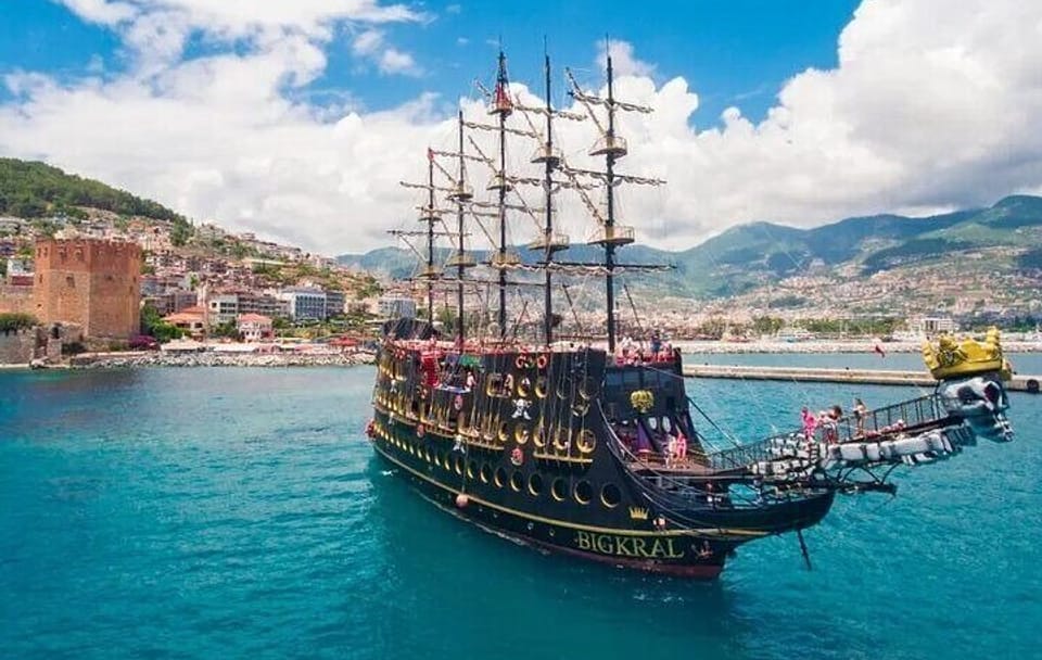 Pirate Ship Cruise Experience in Alanya with Transfers