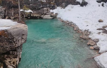Lake Louise, Marble Canyon Icewalk and Banff Town from Calgary