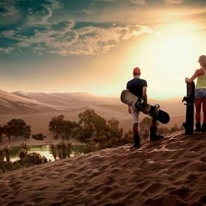 Lim-02 : Sunset Tour - Islas Balletas Island + Oasis of Huacachina