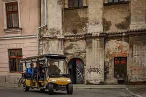 Krakow: Kazimierz Quarter and former Jewish Ghetto Sightseeing by Electric Golf Cart