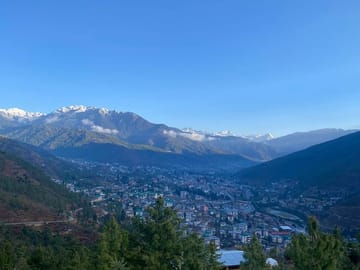 View of Capital city Thimphu