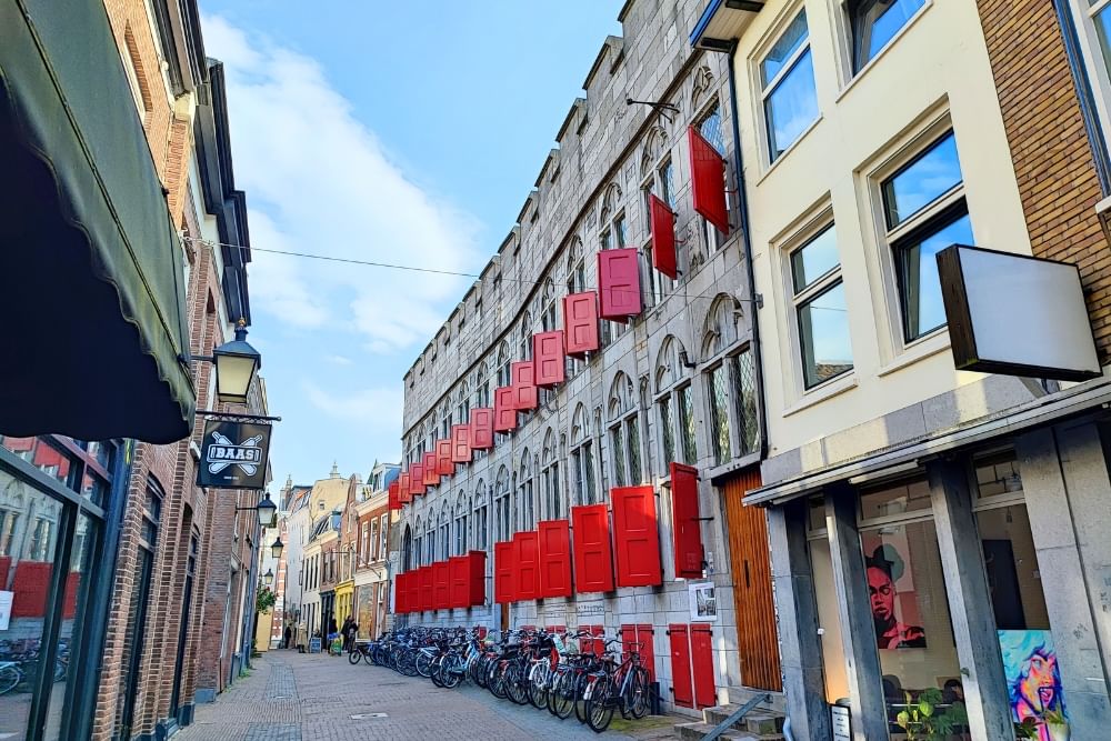 Street view of Huis Zoudenbalch along the route of the Utrecht scavenger hunt City Detective.