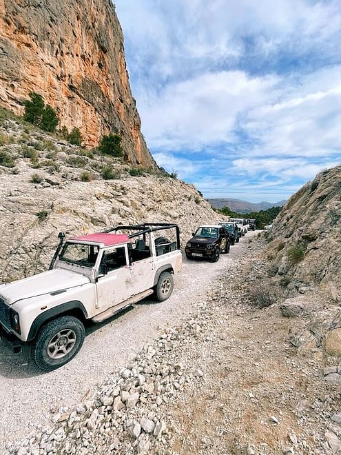 Costa Blanca Inland tour: A day of adventure and fun in an open-top 4x4 (Full Day)