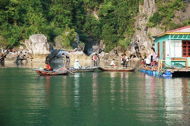 Halong Bay Cruise with Kayaking or Bamboo Boat Ride & Island Exploration