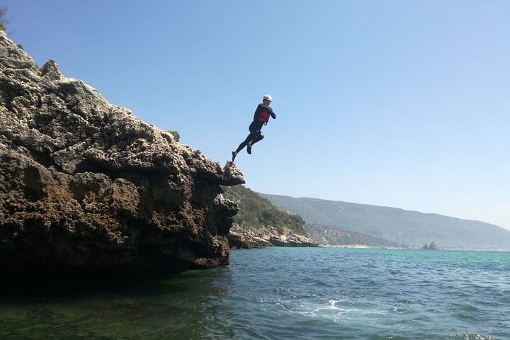 Cliff jumping from amazing cliffs