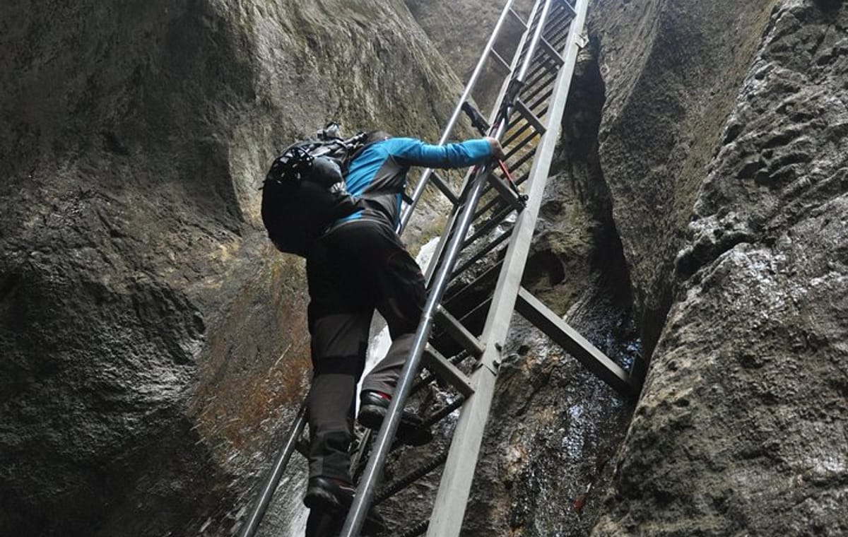 Small-Group Day Trip to the Epic 7 Ladders Canyon from Brasov