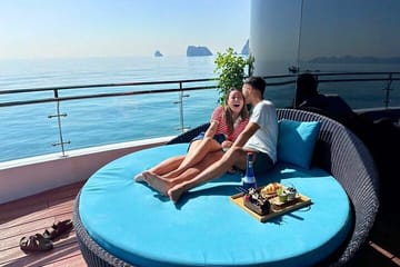 Cat Ba: Spectacular Lan Ha Bay Sunset on D’Charme Luxury Cruise