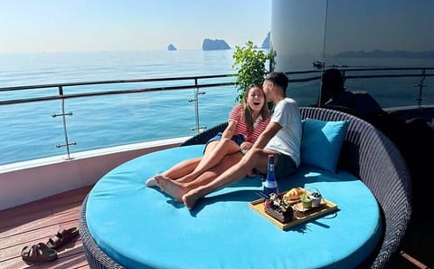 Cat Ba: Spectacular Lan Ha Bay Sunset on D’Charme Luxury Cruise