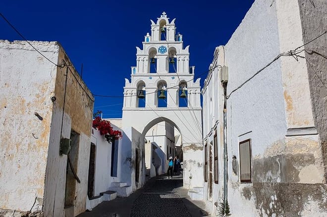 Slow down, breathe in the quiet, and wander through the timeless charm of Megalochori — this is where Santorini feels real.