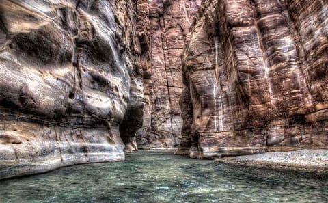 Hiking the Wadi Mujib Siq Trail from the Dead Sea