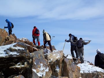 Climbing Mount Kenya