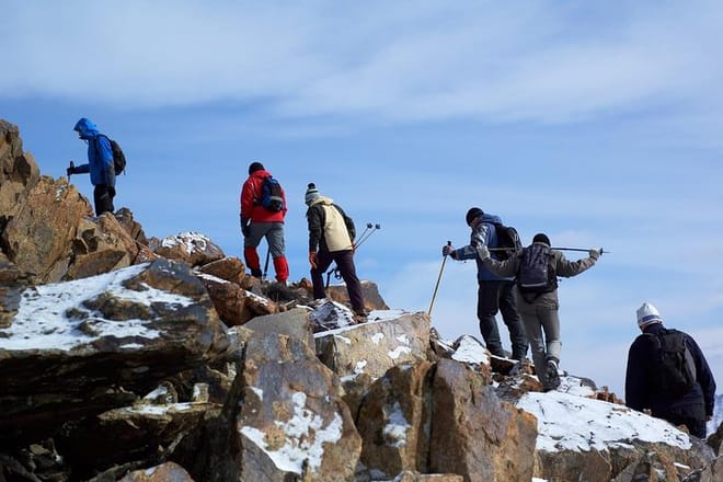 Climbing Mount Kenya