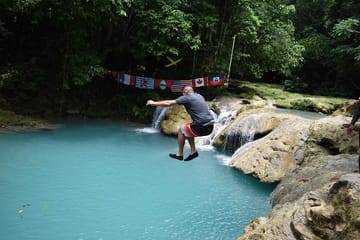 Blue Hole and Secret Falls Tour with Shopping in Montego Bay