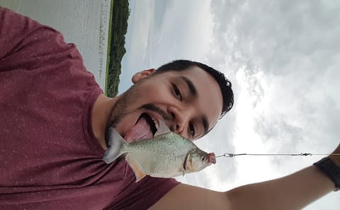 Piranha Fishing and Alligator Watching on the Solimoes River