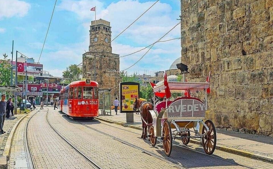 Antalya City Tour with Duden Waterfalls and Coastal Boat Trip