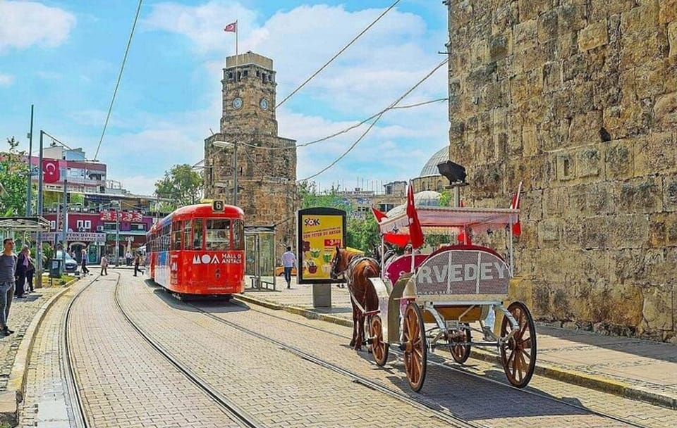 Antalya City Tour with Duden Waterfalls and Coastal Boat Trip