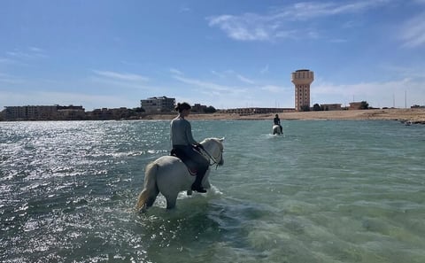 2-Hour Horse Riding in the Desert and by the Sea