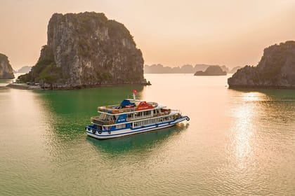 Cozy 5-Star Halong Day Cruise from Tuan Chau Harbor/Pick Up