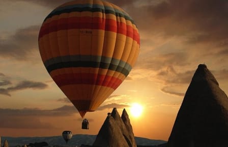 Hot Air Balloon Ride Over Göreme with Champagne Toast