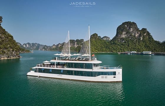 JADE SAILS Best Luxury Day Cruise Visit Ha Long Bay & Lan Ha Bay