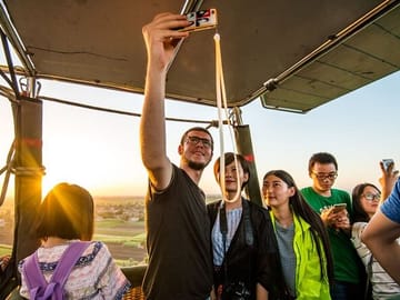 Hot Air Balloon Ride Over Luxor with Hotel Transfers