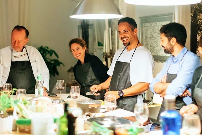 Private Paella class, Tapas, full menu and Sangria workshop photo 2
