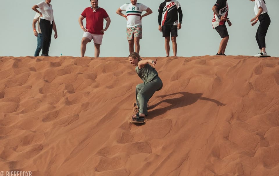 Desert Buggy Adventure with Camel Ride and Sandboarding in Sharjah