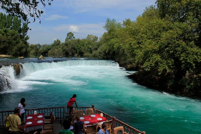 Manavgat waterfalls from Alanya
