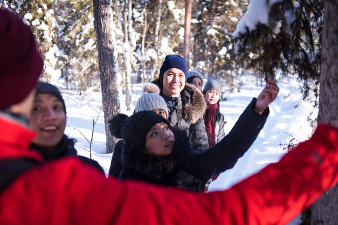 Teaching our guests about Arctic nature