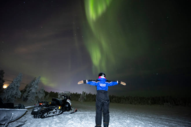 Hunting Northern Lights by Snowmobiles - Saariselkä, Inari photo 5