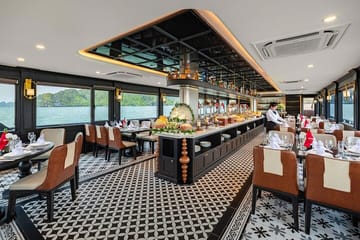 Cozy Bay Halong Day Trip, 5 Star Cruise with Buffet Lunch