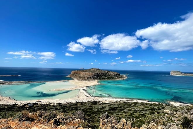 Viewpoint of Balos Lagoon