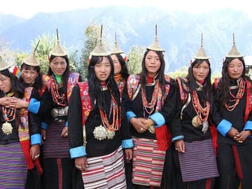 The ladies of Laya, a remote community in northwestern Bhutan