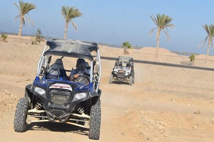 Hurghada Family Safari: 1-Hour Quad & Buggy with Dinner and Show