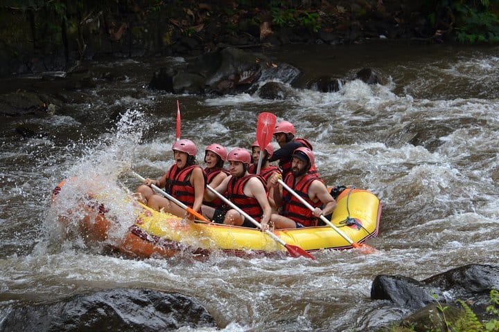 fell the excitement of white water rafting