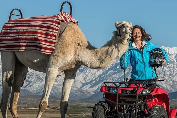 Agafay Quad and Sunset Camel Tour with Dinner Show from Marrakech