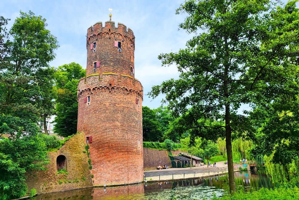 Kruittoren at the Kronenburgerpark along the route of the City Detective Nijmegen by Qugato.