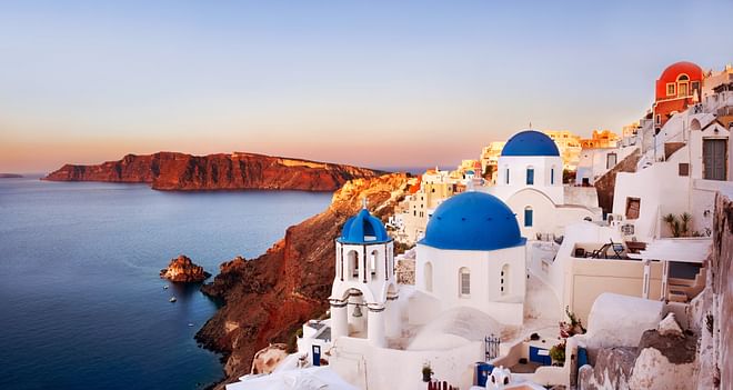 Veduta della caldera, Santorini, Grecia