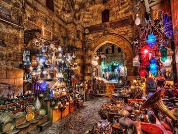 Coptic Cairo Muizz Street and bazaar Day Tour