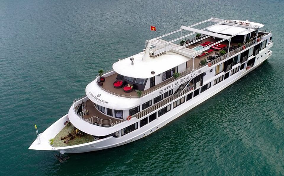 Athena Royal Cruise – Luxury Halong Bay Overnight Cruise 2D1N Tour