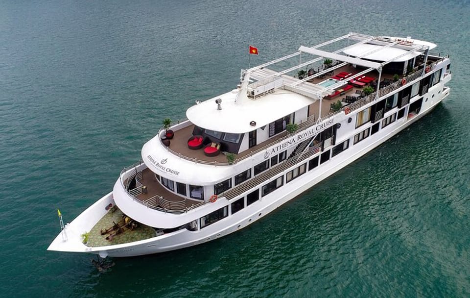Athena Royal Cruise – Luxury Halong Bay Overnight Cruise 2D1N Tour