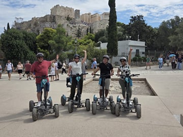 Electric ATV Scooter Tour of Modern Athens Landmarks